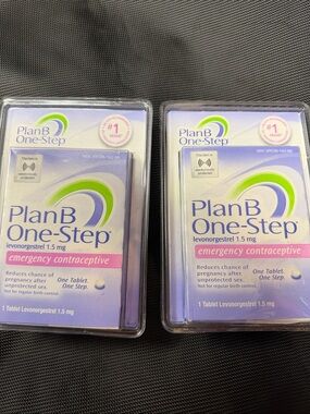 2pcs Plan B One-Step Emergency - White & Pink Packaging